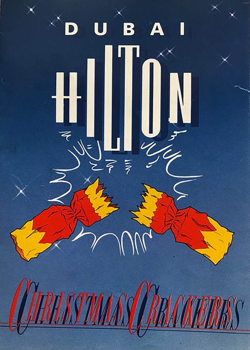 Hilton’s brochure for Christmas in 1989. Photo: Michelle Brown