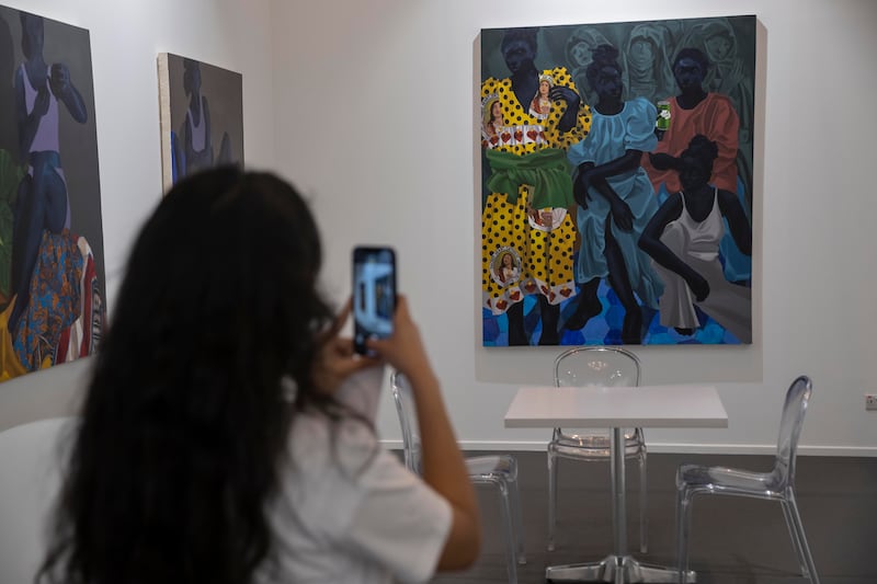 Tonia Nneji’s paintings at Rele Gallery