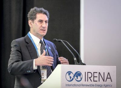 Abu Dhabi, United Arab Emirates, June 25, 2019.   IRENA Meeting day 1.
Francesco La Camera, Director-General of the International Renewable Energy Agency. 
Victor Besa/The National
Section:  NA
Reporter:  John Dennehy