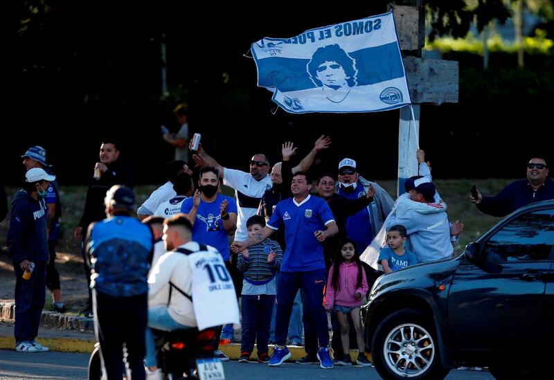 Argentina celebrates 60th birthday of Diego Maradona in Buenos Aires. Reuters