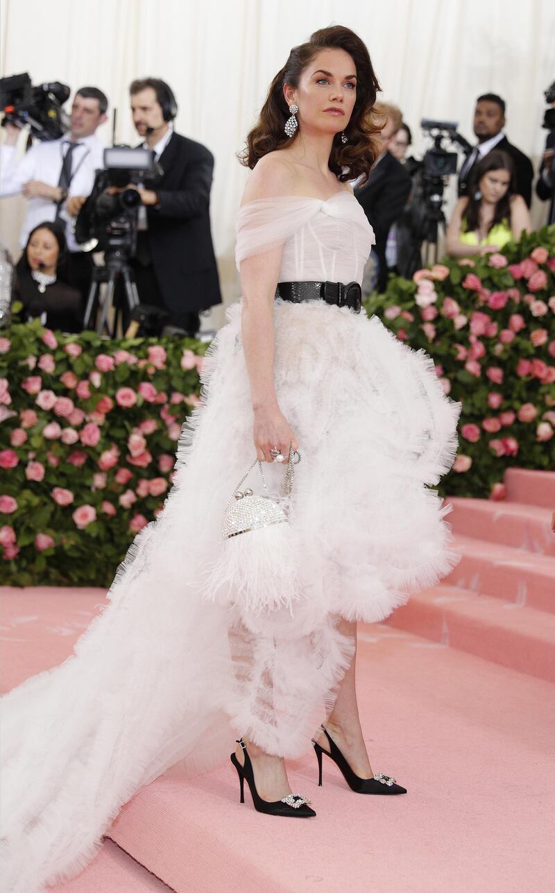 Actress Ruth Wilson arrives at the 2019 Met Gala in New York on May 6. EPA