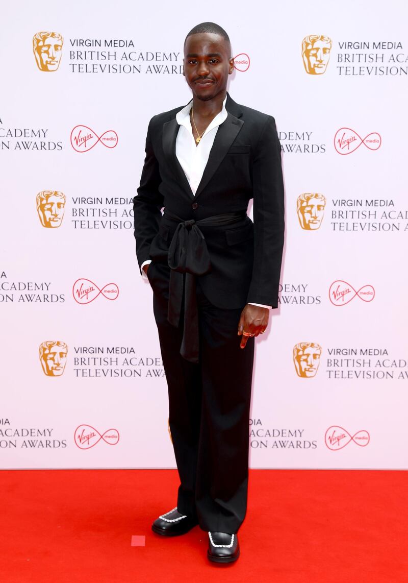 Actor Ncuti Gatwa attends the Bafta Television Awards at Television Centre on June 6, 2021 in London, England. Getty Images