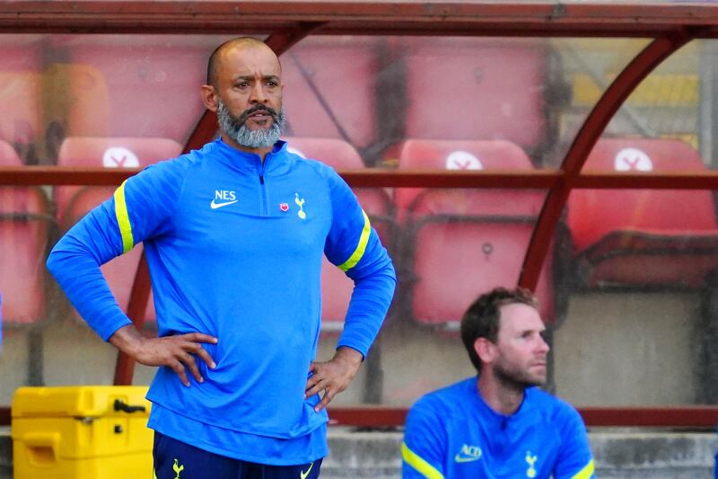 New Tottenham Hotspur manager Nuno Espirito Santo during the pre-season friendly match at Leyton Orient.