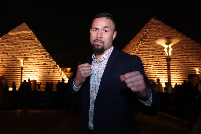 Joseph Parker poses for a photo as he arrives ahead of the Day of Reckoning. Getty Images
