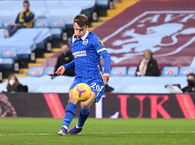 Left midfield: Solly March (Brighton) – A brilliant finish earned Brighton just their second win of the season, even if he was fortunate not to concede a penalty against Aston Villa. AP
