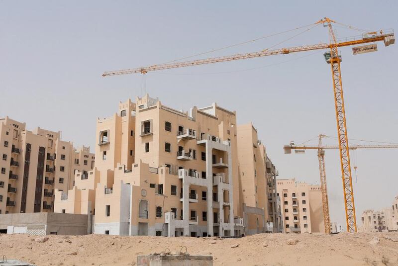 More than 61,000 homes are expected to be completed in Dubai this year, including 13,000 handover held over from last year. Duncan Chard / Bloomberg