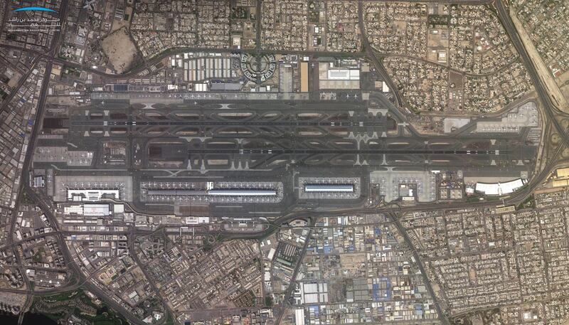 Another view of Dubai Airport. Courtesy MBRSC