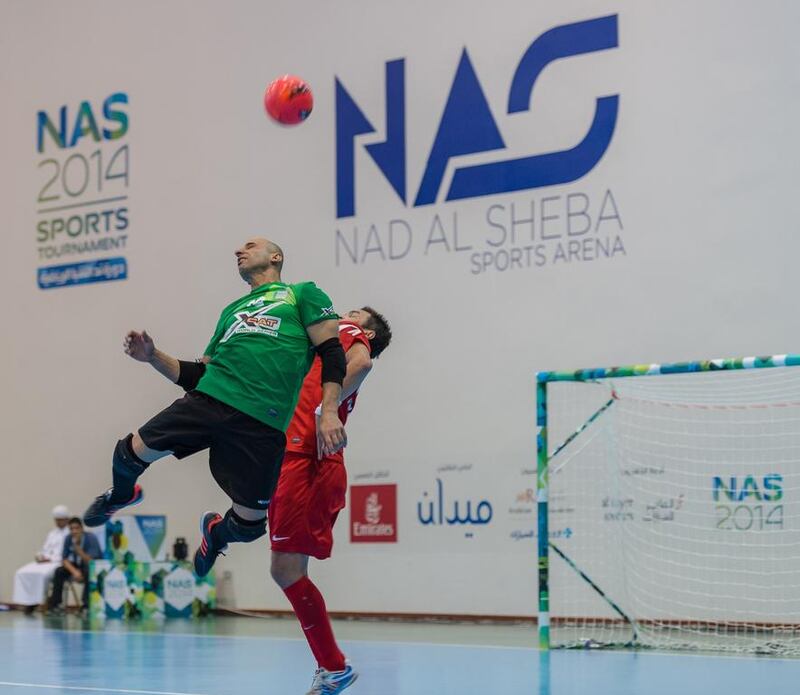 Action from the Nad Al Sheba Sports Tournament in Dubai. Courtesy Nad Al Sheba Media Office