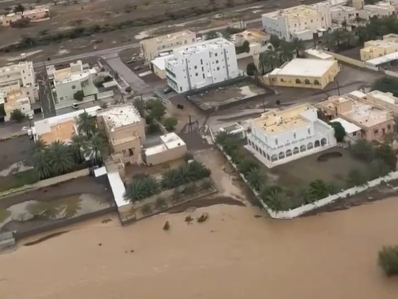 Flooding in Oman. Photo: Royal Oman Police