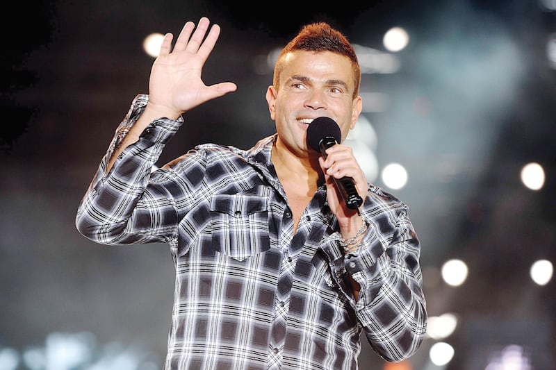 Amr Diab. Courtesy of Al Ittihad.  *** Local Caption ***  al20ap-music-AmrDiab.jpg