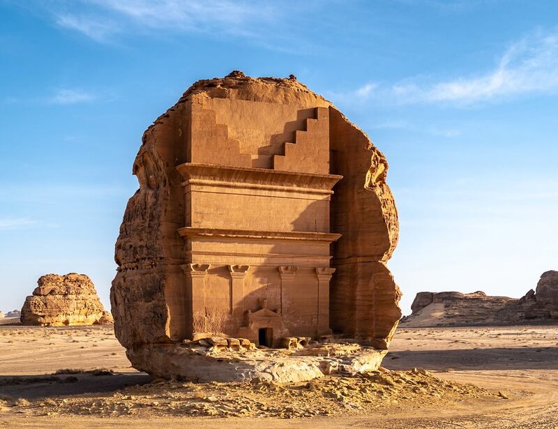 The Unesco World Heritage Site of Hegra in Saudi Arabia. All photos: AlUla World Archaeology Summit