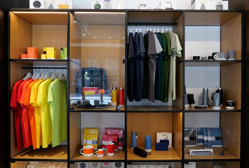 Different items on display at The Name concept store and a resto café at Dubai Design District in Dubai on June 23,2021. Pawan Singh / The National. Story by Janice Rodrigues 