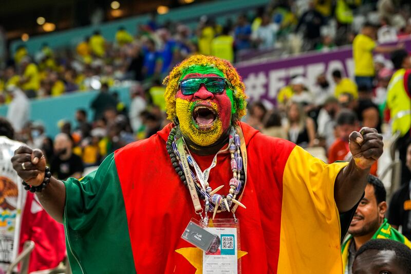 Cameroon's supporters. AP Photo