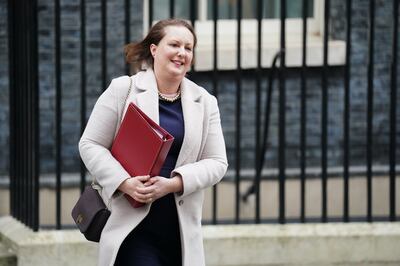 Attorney General Victoria Prentis leaves Downing Street. Photo: James Manning