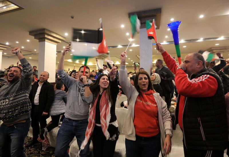 Jordanian fans are overjoyed at reaching the first Asian Cup final after their team's victory over South Korea
