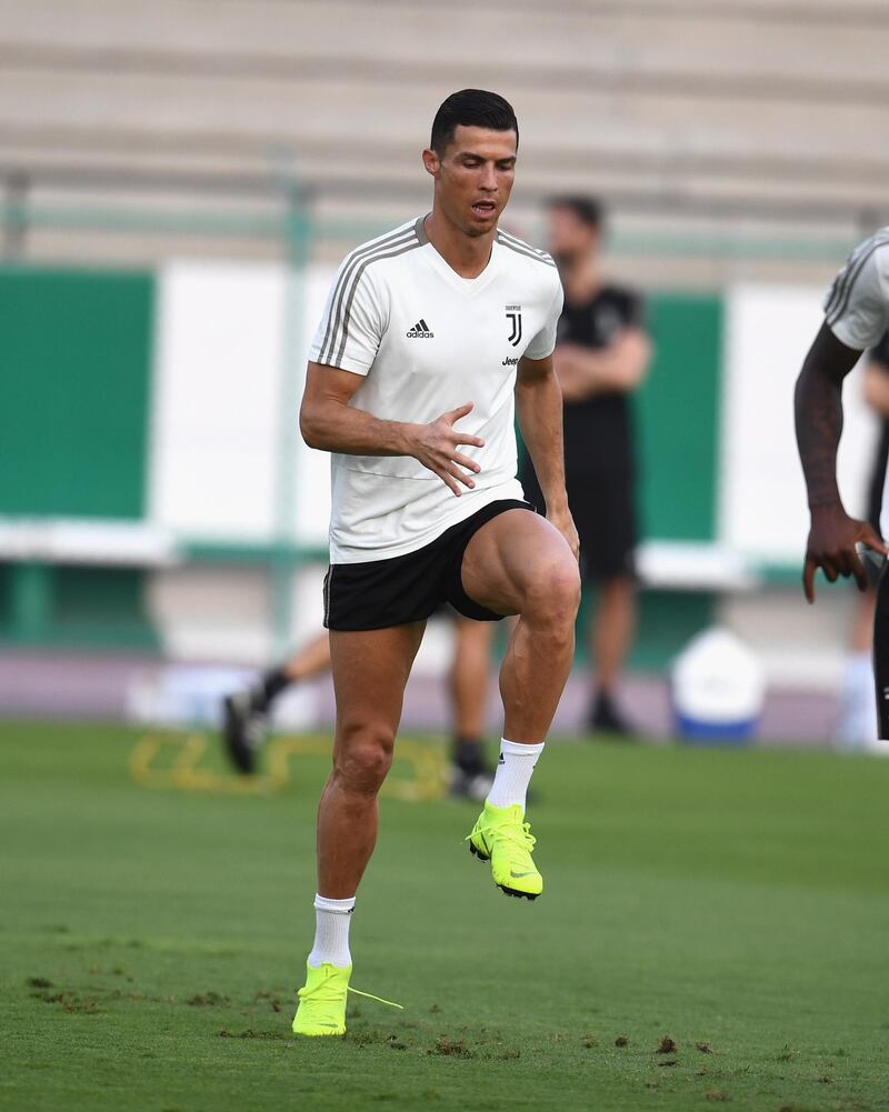 Cristiano Ronaldo in action. Getty Images