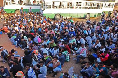Migrants from government-run detention centres in Libya. Reuters