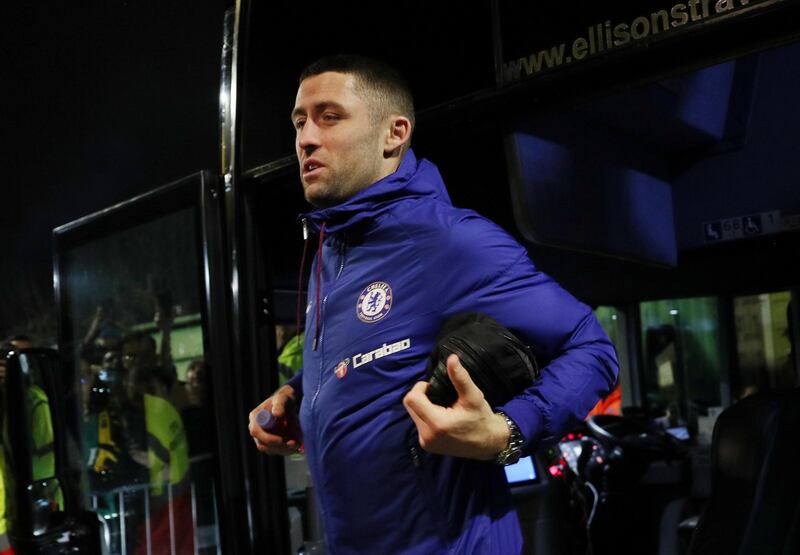 Chelsea defender Gary Cahill. Reuters