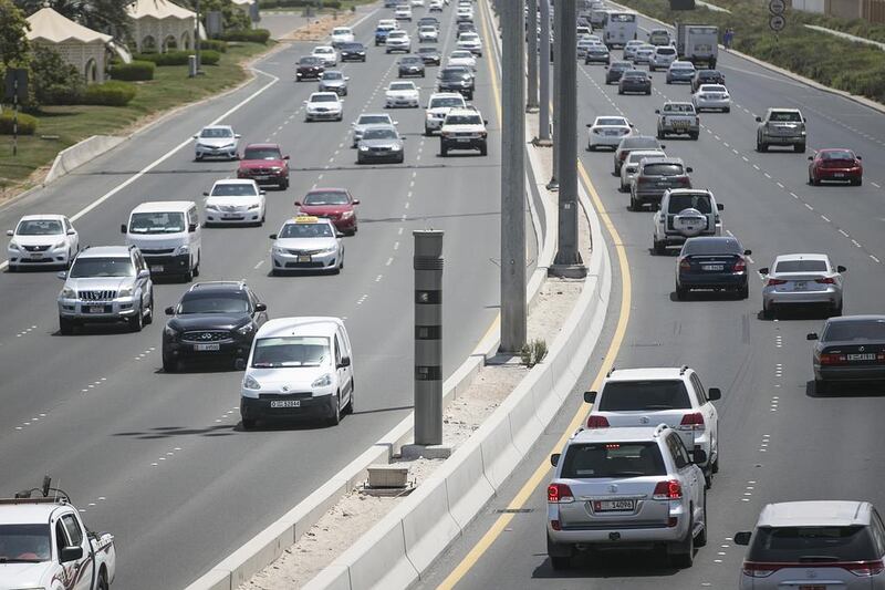The Government has made significant investments in road infrastructure and intelligent transport systems. Mona Al Marzooqi / The National 