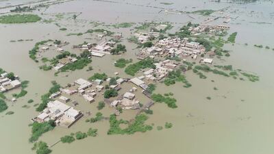 Devastating floods inundated Pakistan in 2022, which scientists believe was linked to climate change. EPA