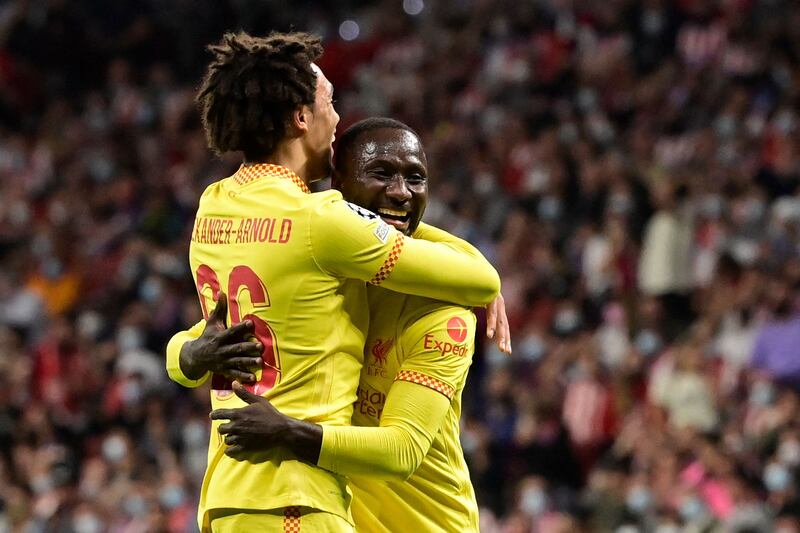 Naby Keita - 5: The Guinean scored a superb goal but did not do enough defensively. He could have done much better for both of Atletico’s goals and was replaced by Fabinho at half time. AFP