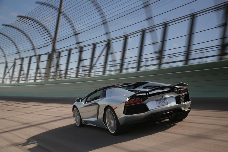 Handout: Lamborghini's Aventador Roadster (Courtesy Lamborghini)