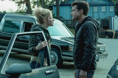 Ruth Langmore (played by award-winning actress Julia Garner) and Marty Byrde (Jason Bateman) in 'Ozark'. Courtesy Netflix