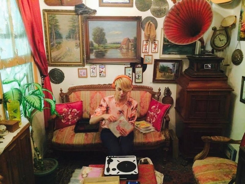 Kornelia Binicewicz is an avid record collector and the founder of the Ladies on Records: 60s and 70s Female Music project. Courtesy Kornelia Binicewicz.