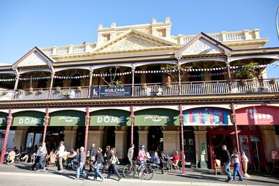 Dome Cafe on Cappuccino strip (South Tce), Fremantle 