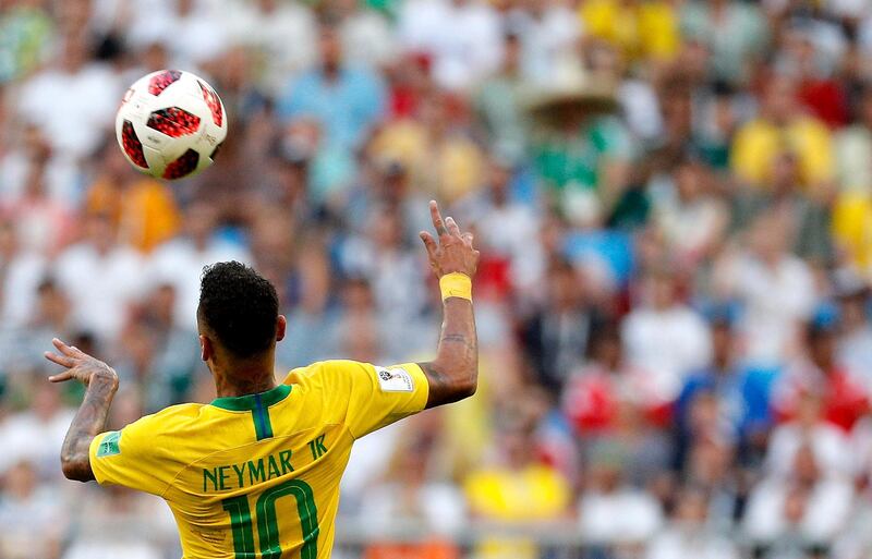 Neymar of Brazil in action. Sergey Dolzhenko / EPA