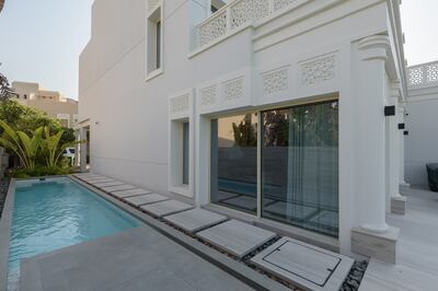A private lap pool in the villa. Photo: Luxhabitat Sotheby's International Realty
