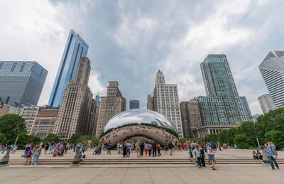 Cloud Gate (The Bean). Courtesy Illinois Office of Tourism