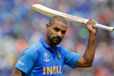 Shikhar Dhawan scored the 17th century of his one-day international career against Australia on Sunday. Henry Browne / Getty Images