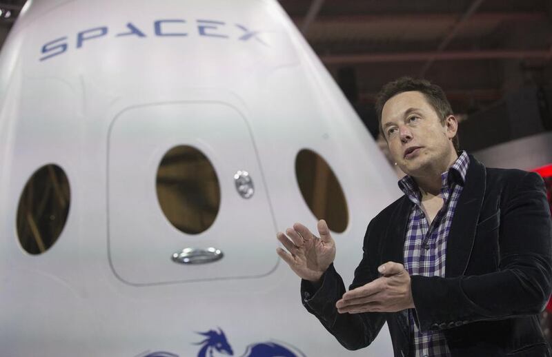 Elon Musk unveils SpaceX’s Dragon V2 spacecraft which may one day soon be capable of flying humans to Mars. Mario Anzuni / Reuters