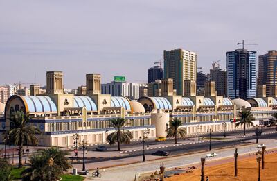 United Arab Emirates, Sharjah city, covered market (Photo by: Andia/UIG via Getty Images)