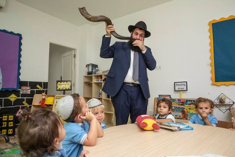 The nursery follows a British curriculum that incorporates Jewish values. 

