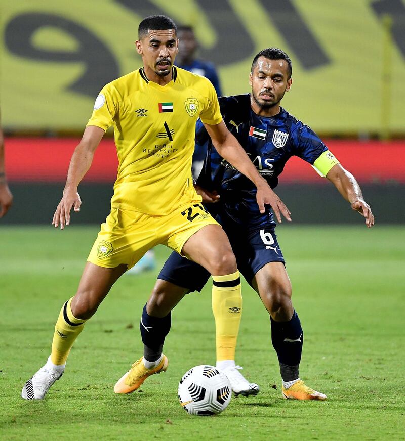 Al Wasl defeated Fujairah, who were managed by Maradona for a season in 2017/18. Courtesy AGL