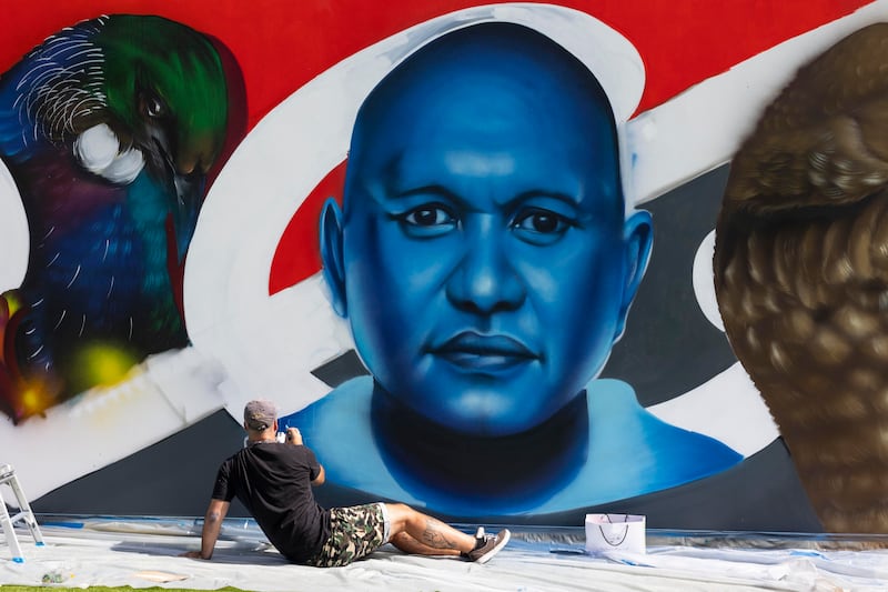 Street artists Eva Fuemana, John Crouch and brothers Kairau and Earnest Bradley will be joined by Dubai-based artist Gary Yong at Al Forsan park to complete the artwork over the course of five days.