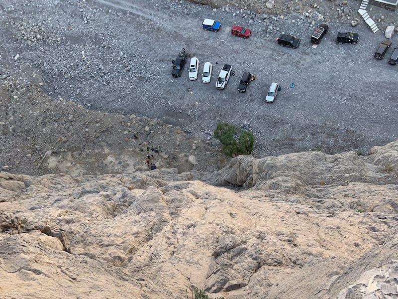For the founder of UAE Rock Climbing, Emanuele Gallone, nowhere in the UAE compares to Stardust crag, a climbing destination that was discovered in 2015. Photo: Emanuele Gallone
