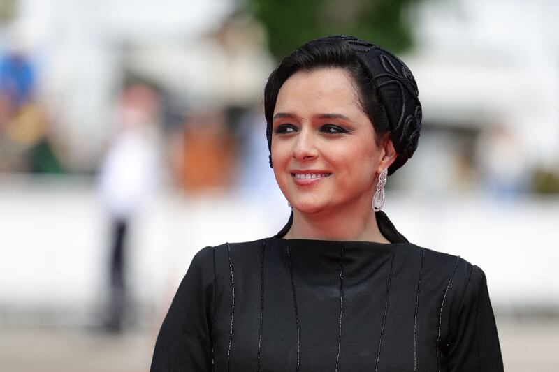 Iranian actress Taraneh Alidoosti at the screening of 'Leila's Brothers' at the Cannes Film Festival in May. AFP
