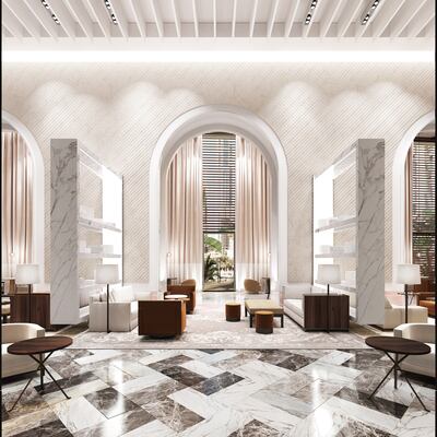 The Lana's lobby area. Photo: Dorchester Collection