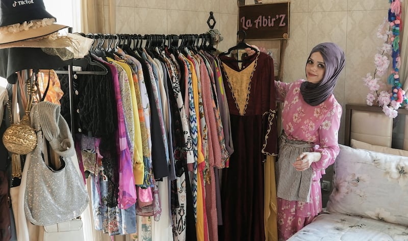Abir is passionate about fashion and cooking, but while she makes a living selling clothes in West Bekaa, she enjoys being in the kitchen the most.
