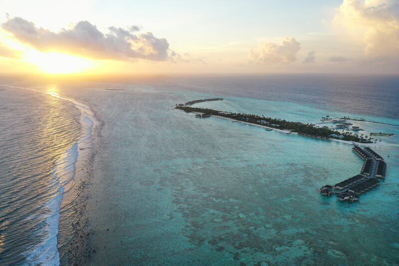 Le Meridien Maldives Resort & Spa is on Thilamaafushi island. All photos: Le Meridien Maldives Resort & Spa