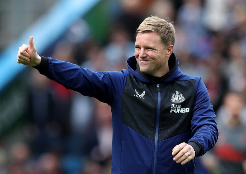 Newcastle United manager Eddie Howe. Reuters