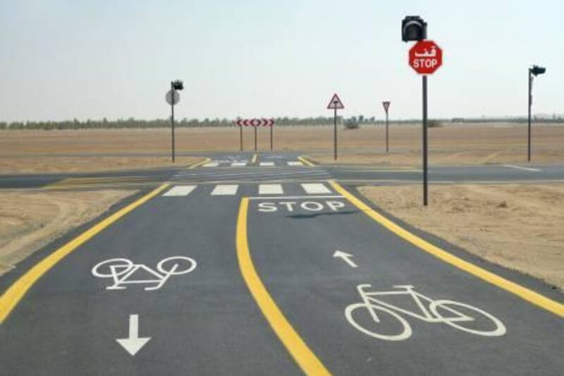 RTA completes construction of 104 km-long cycling track in Dubai.

Photo courtesy RTA *** Local Caption ***  Copy of P1000820-1.JPG