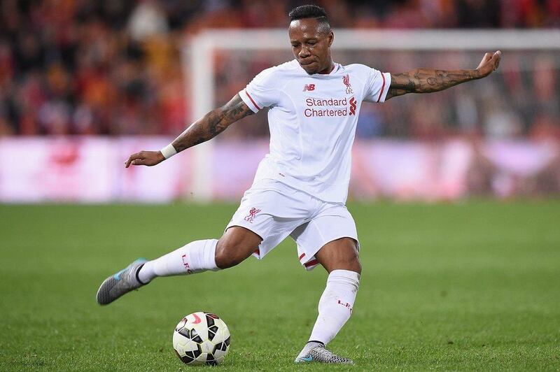 Nathaniel Clyne of Liverpool goes to kick the ball against Brisbane Roar on Friday during an international friendly in Australia. Matt Roberts / Getty Images