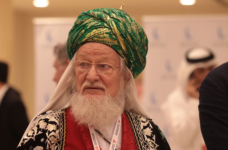 A Muslim cleric attends the Bahrain Forum for Dialogue in the capital Manama. AFP