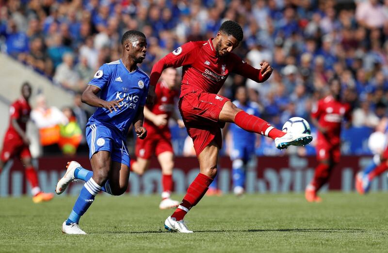 Centre-back: Joe Gomez (Liverpool) – Outshone his costlier central-defensive partner Virgil van Dijk and made one brilliant goal-saving challenge in the win at Leicester City. Reuters