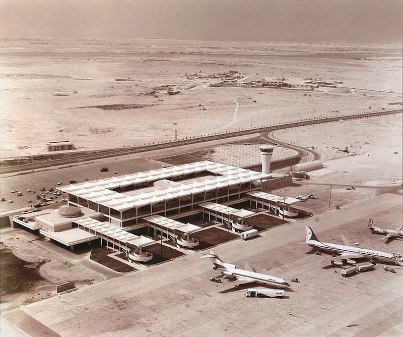 1971: the first airport had only four gates.