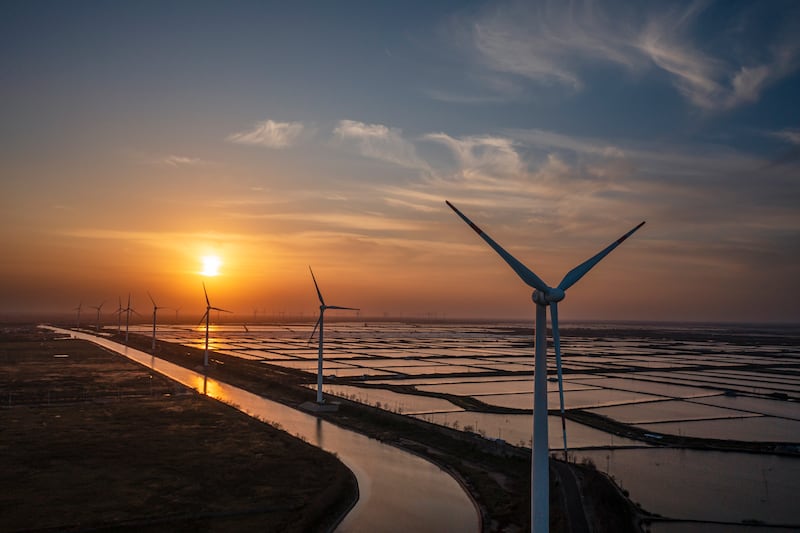 The total wind power capacity by the end of the decade is expected to reach 1,756 gigawatts, according to Wood Mackenzie. EPA